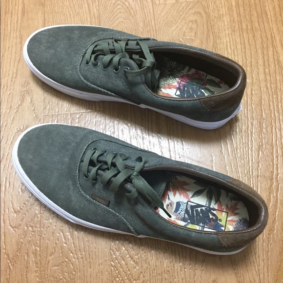 Vans Other - Vans green shoes - Men’s 10.5